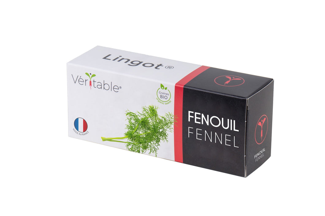 Véritable® Lingot® Fenouil - Recharge FENOUIL BIO pour tous les appareils de potager d'intérieur Véritable®