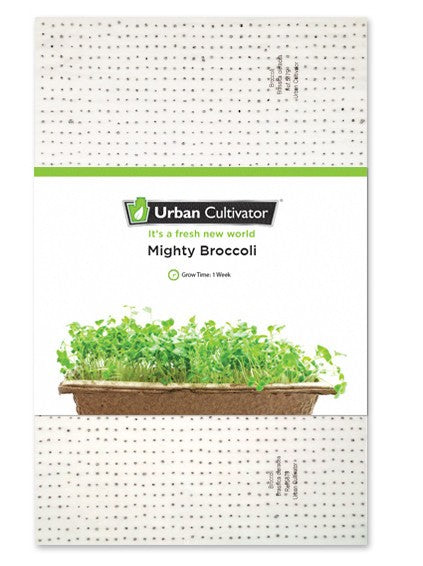 Broccoli -zaad voor Urban Cultivator Residentieel (vooringezaaid)