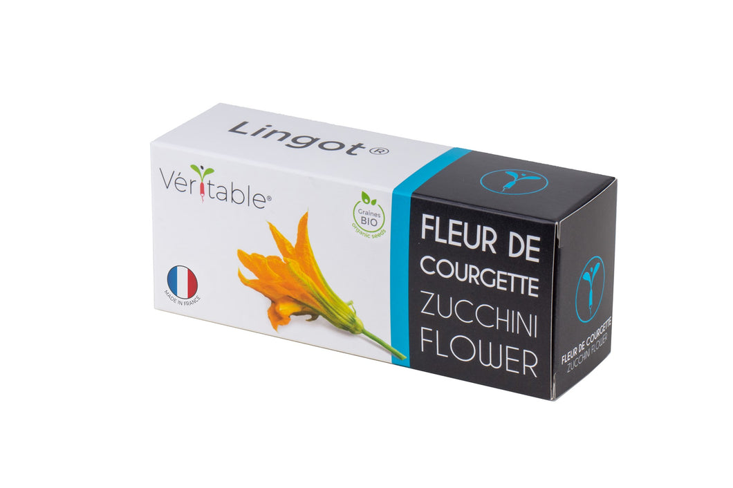 Véritable® Lingot® Organic Zucchini Flowers - BIO EETBARE COURGETTE BLOEM navulling voor alle Véritable® binnenmoestuin-toestellen