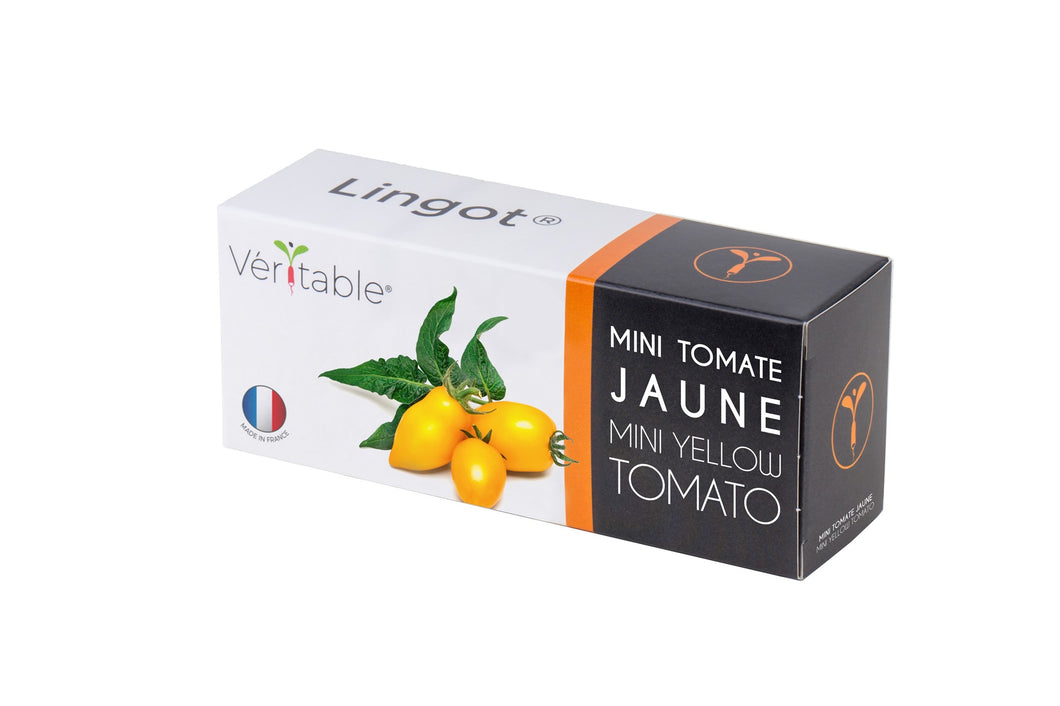 Véritable® Lingot® Yellow mini Tomato - MINI GELE TOMAAT navulling voor alle Véritable® binnenmoestuin-toestellen