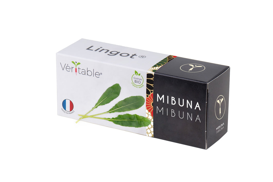 Véritable® Lingot® Organic Mibuna - BIO JAPANSE MIBUNA navulling voor alle Véritable® binnenmoestuin-toestellen